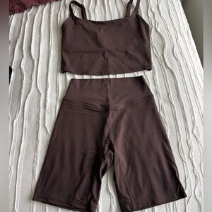 Vitality cloud biker and cloud scoop tank brown